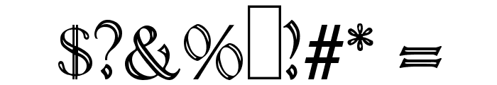E820-Deco-Regular Font OTHER CHARS