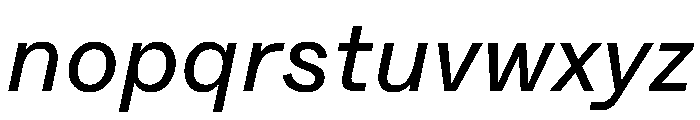 E8888Web Italic Font LOWERCASE