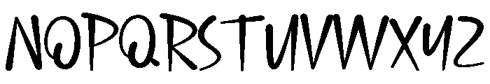 Eager Rider Font UPPERCASE