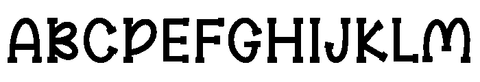 Early Dawn Font UPPERCASE
