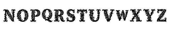 Earthy Regular Font UPPERCASE