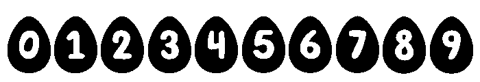 Easter Banner Regular Font OTHER CHARS