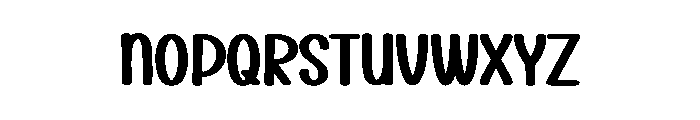 Easter Birthday Font UPPERCASE