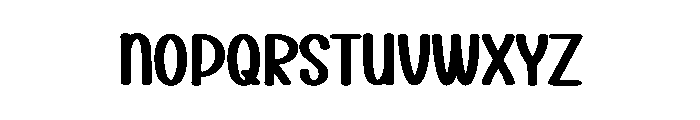 Easter Birthday Font LOWERCASE
