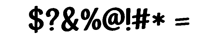 Easter Chic Font OTHER CHARS