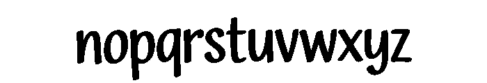 Easter Chic Font LOWERCASE