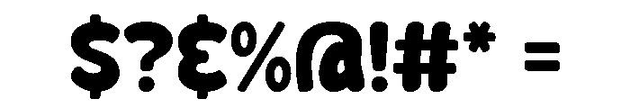 Easter Chunky Font OTHER CHARS