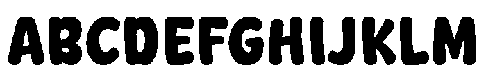 Easter Chunky Font UPPERCASE