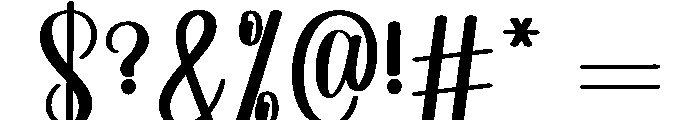 Easter Disney Font OTHER CHARS
