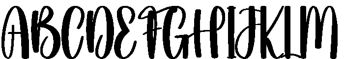 Easter Disney Font UPPERCASE