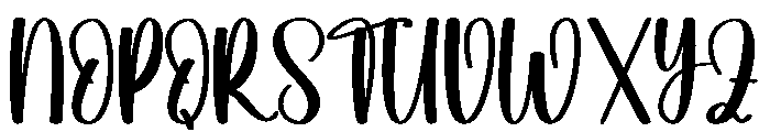 Easter Disney Font UPPERCASE