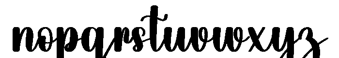 Easter Disney Font LOWERCASE