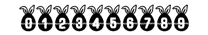Easter Eggs Regular Font OTHER CHARS