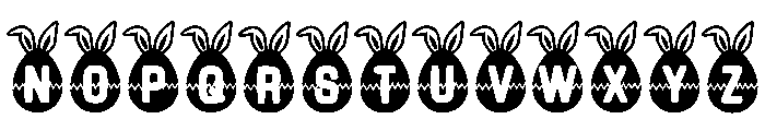 Easter Eggs Regular Font UPPERCASE