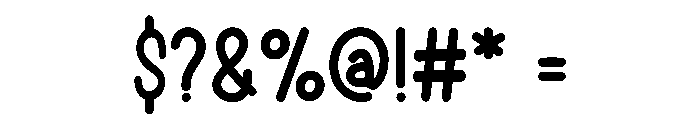 Easter Envelope Font OTHER CHARS