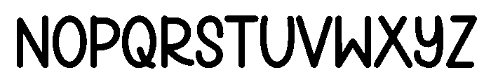 Easter Envelope Font LOWERCASE
