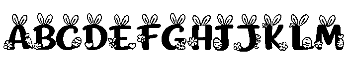 Easter Fabulous Font UPPERCASE