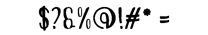 Easter Geronda Font OTHER CHARS