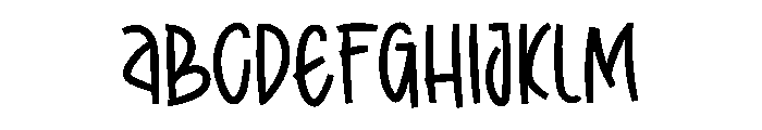 Easter Glitter Font UPPERCASE