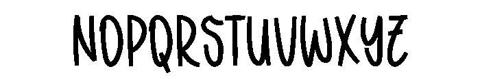 Easter Glitter Font LOWERCASE