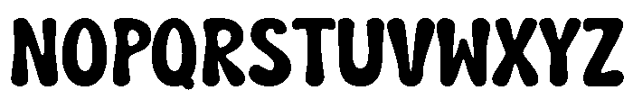 Easter Gum Font UPPERCASE