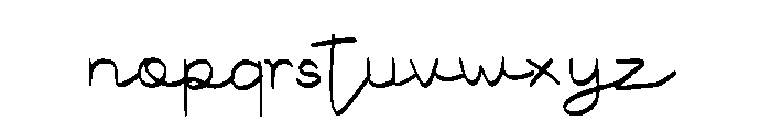 Easter Handwriting Regular Font LOWERCASE