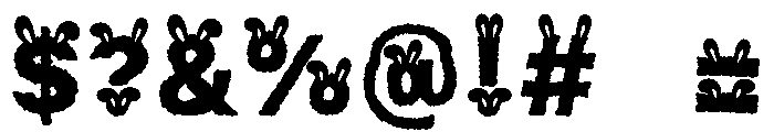 Easter Hoppy Font OTHER CHARS