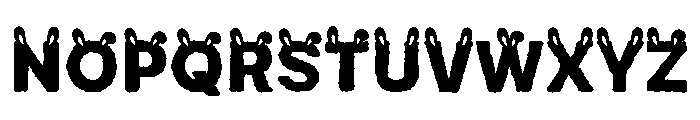 Easter Hoppy Font UPPERCASE