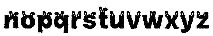 Easter Hoppy Font LOWERCASE
