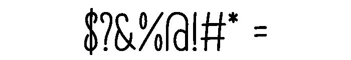 Easter Member Font OTHER CHARS