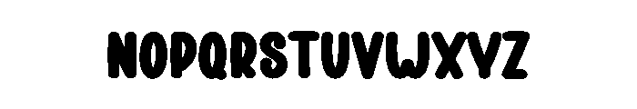 Easter Pineapple Font LOWERCASE