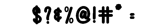 Easter Rainday Font OTHER CHARS
