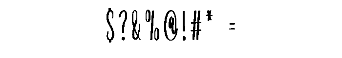 Easter Steady Font OTHER CHARS