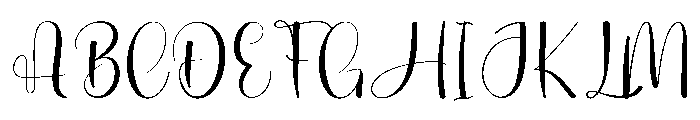 Easter Steady Font UPPERCASE