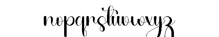 Easter Steady Font LOWERCASE
