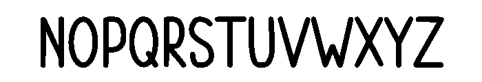 Easter Sticker Font LOWERCASE