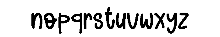 Easter Teacher Regular Font LOWERCASE