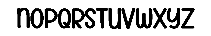 Easter Wednesday Font LOWERCASE