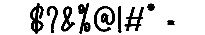 Easter Winter Font OTHER CHARS
