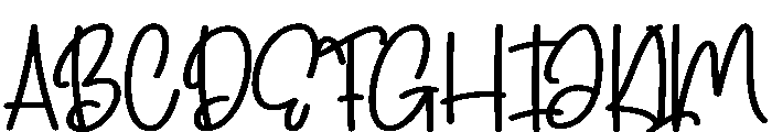 Easter Winter Font UPPERCASE