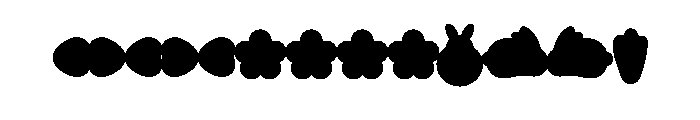 EasterBraceletDecor Font UPPERCASE