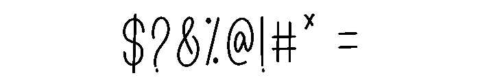 Easternight Font OTHER CHARS