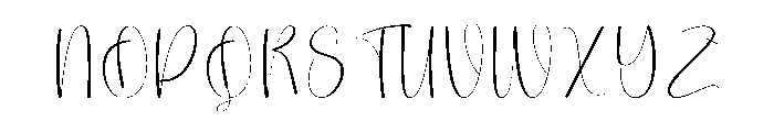 Easternight1 Font UPPERCASE