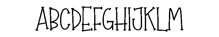 Easternight Font UPPERCASE