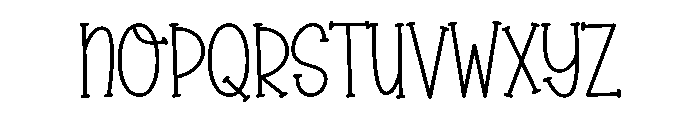 Easternight Font UPPERCASE