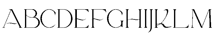 Eastham Font UPPERCASE