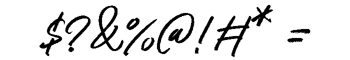 Easton Miles Font OTHER CHARS