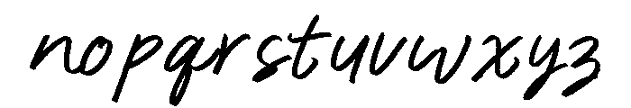 Easton Miles Font LOWERCASE
