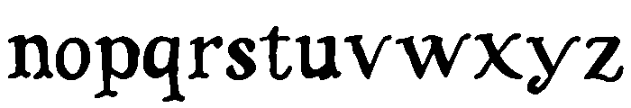 Easton Font LOWERCASE