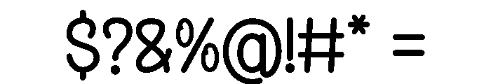 Easy Learn Regular Font OTHER CHARS